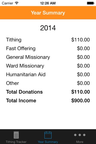 Full Tithe - LDS Tithing Tracker screenshot 4