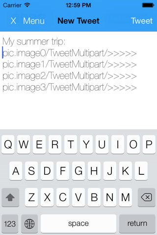 Tweet Multipart screenshot 4