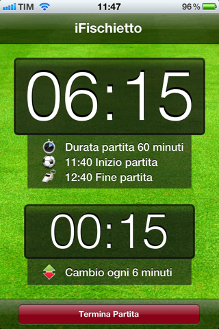 iFischietto - Cambio Automatico per Calcetto screenshot 4