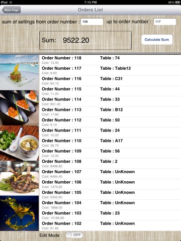iOrder Food (For Restaurants Use) screenshot 4