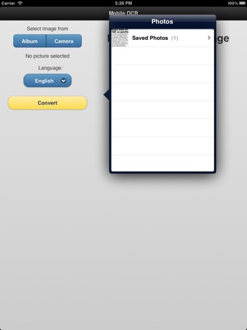 Mobile OCR for iPad Pro screenshot 2