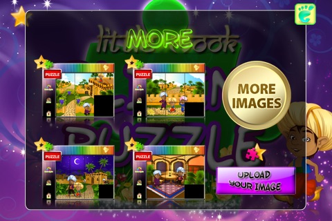 Sliding Puzzle Little Muck - Imagination Stairs – free download screenshot 2