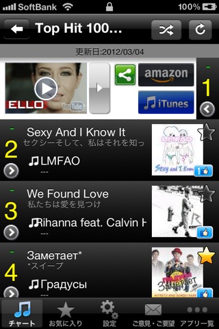 Russia Hits! - Get The Newest Russian music charts! screenshot 2