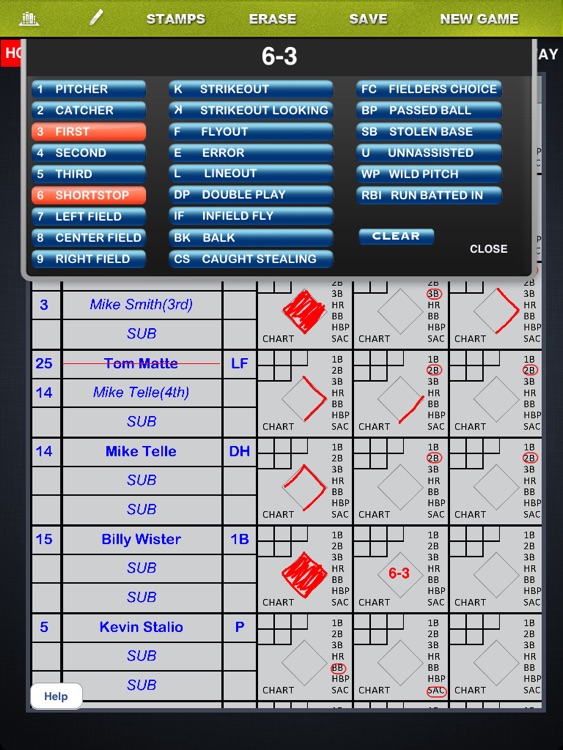 Baseball Scorebook screenshot-3