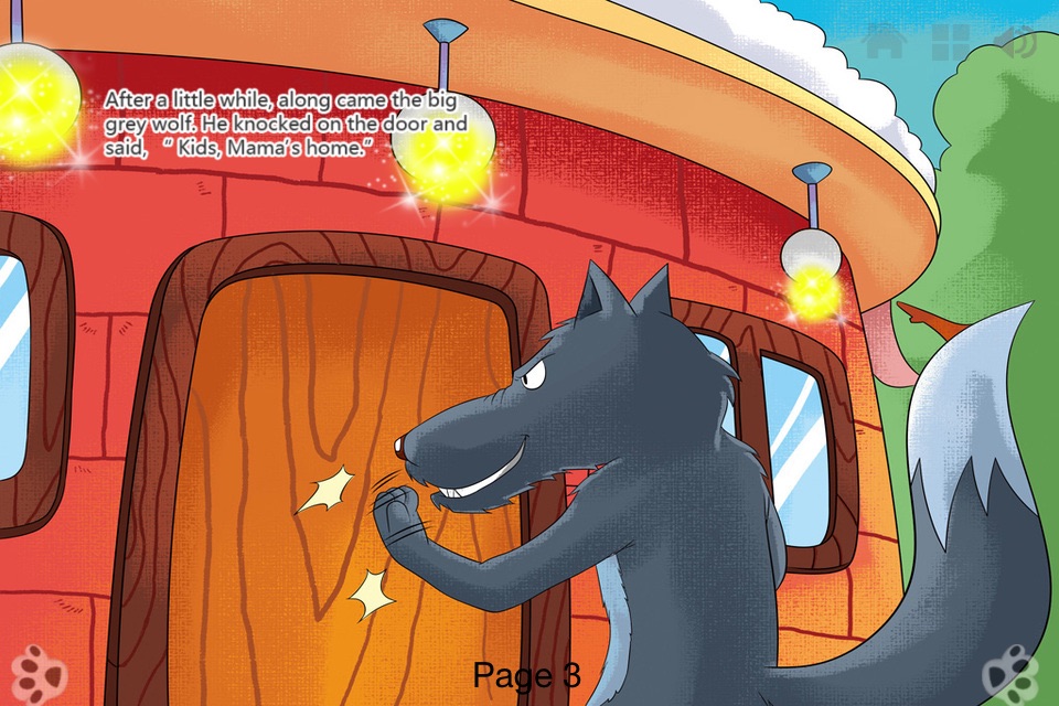 Wolf and the Seven Little Goats - Interactive Book screenshot 4