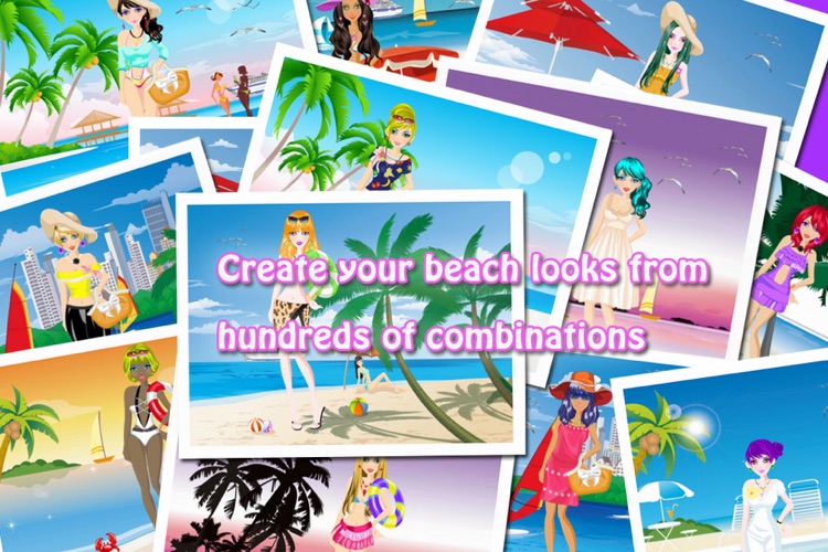 Beach Fashion Lite - Dress up and Makeup Game screenshot-4