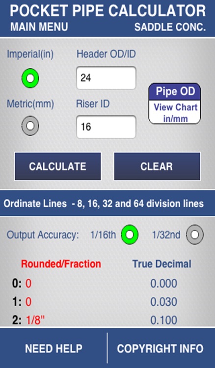 Lateral Pipe Calculator