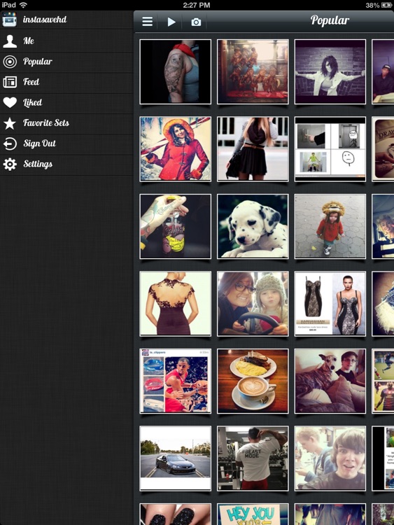 Instasave HD - The best iPad Instagram browser