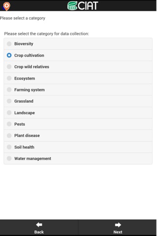 CIAT Fieldwork screenshot 2
