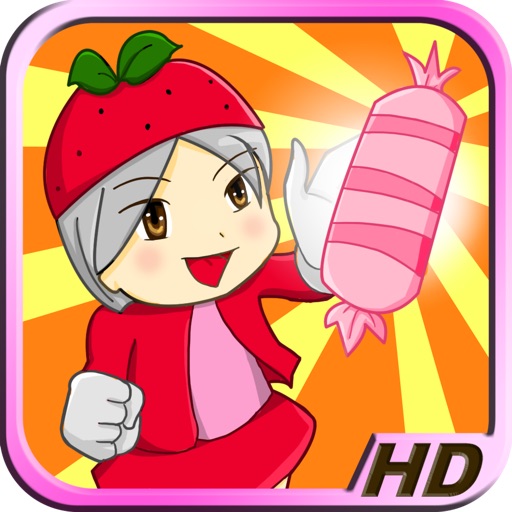 Cute Candy Girl Bubble Gum Run in Cupcake Village by Free Action