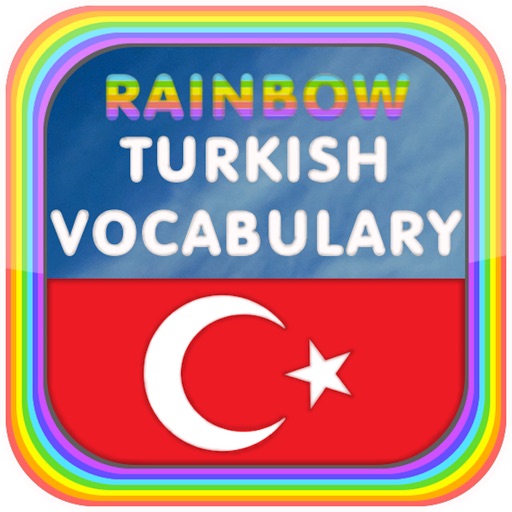 Rainbow Turkish Vocabulary Game Icon