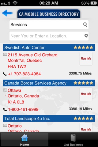 CA Mobile Business Directory V1 screenshot 3