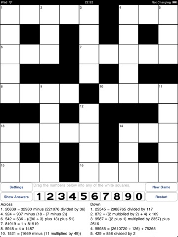 Number Crossword screenshot 4