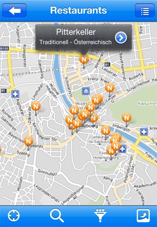 Navigaia: Salzburg Travel Guide in German screenshot 4