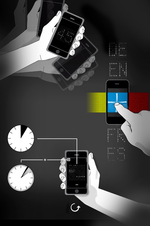 TIME IN WORDS - QLOCKTWO screenshot-3