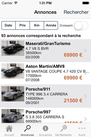 Chantilly Cars Prestige screenshot 2