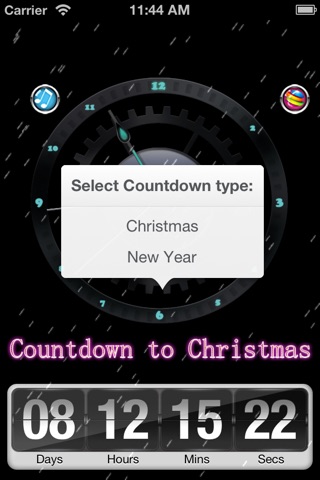 Countdown Clock for Christmas, Silvester, 2013 screenshot 2