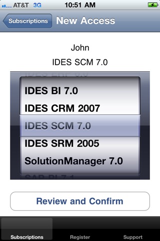 SAP Access screenshot 4