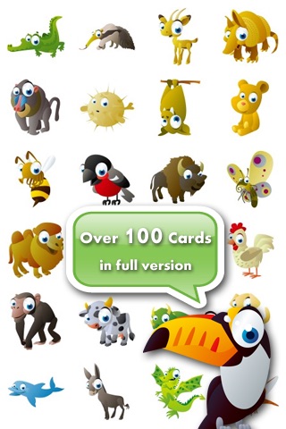 ABC Animal Cartoon Flashcards screenshot 3