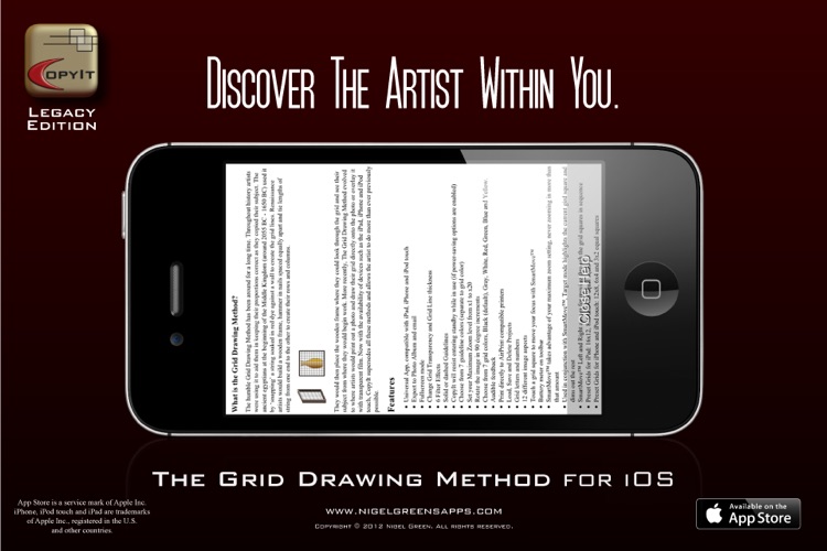 CopyIt Legacy Edition - The Grid Drawing Method for iOS