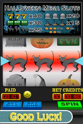 Halloween Mega Slots- Vegas Casino Lucky Jackpot Blitz screenshot 4