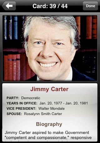 President Flip: Flashcards of United States Presidents screenshot 3