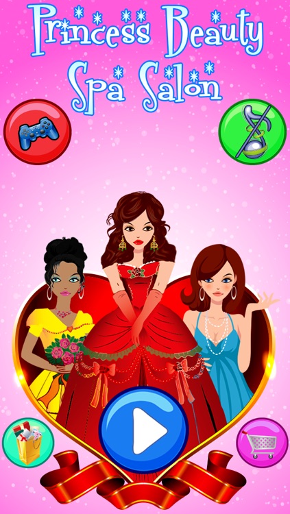 Little Beauty Princess Spa Salon - Girls Games for face,hair fashion makup & makeover