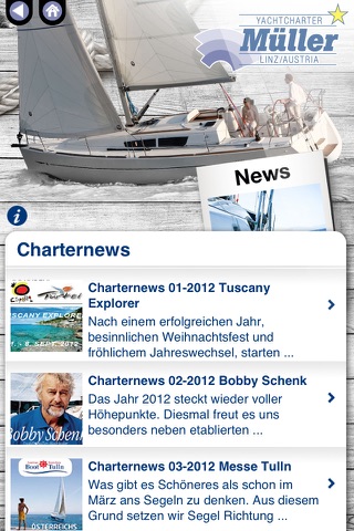 Yachtcharter von Yachtcharter Müller-Linz GmbH screenshot 3