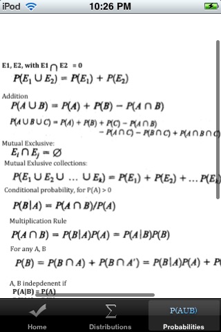 Statistics cheat sheet screenshot 2