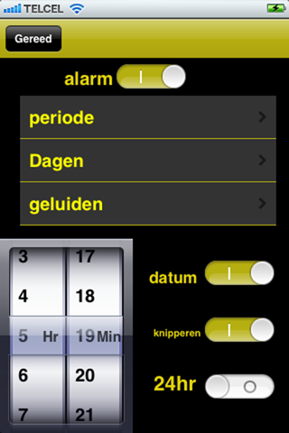 Gold Alarm Clock screenshot 3