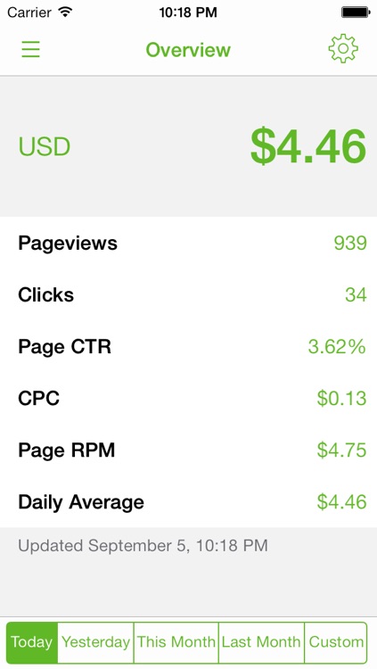 QuickAdsense - Google Adsense App