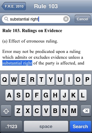 Federal Rules of Evidence 2010 screenshot 4