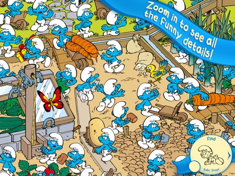 Игра The Smurfs Hide & Seek with Baby