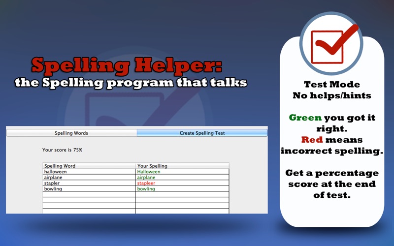 Screenshot #1 pour Spelling Helper