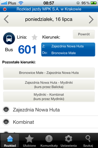 MPK Kraków Rozkład Jazdy screenshot 2