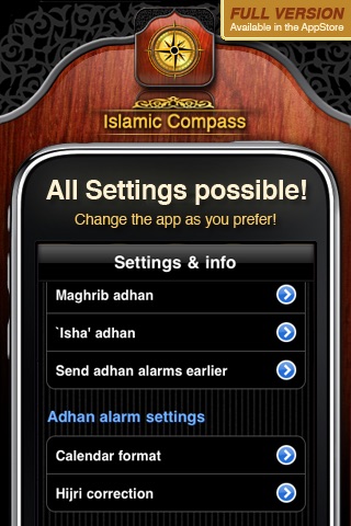Islamic Compass Free - Prayer Times and Adhan Alarm screenshot-3