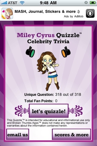Miley Cyrus Quizzle™