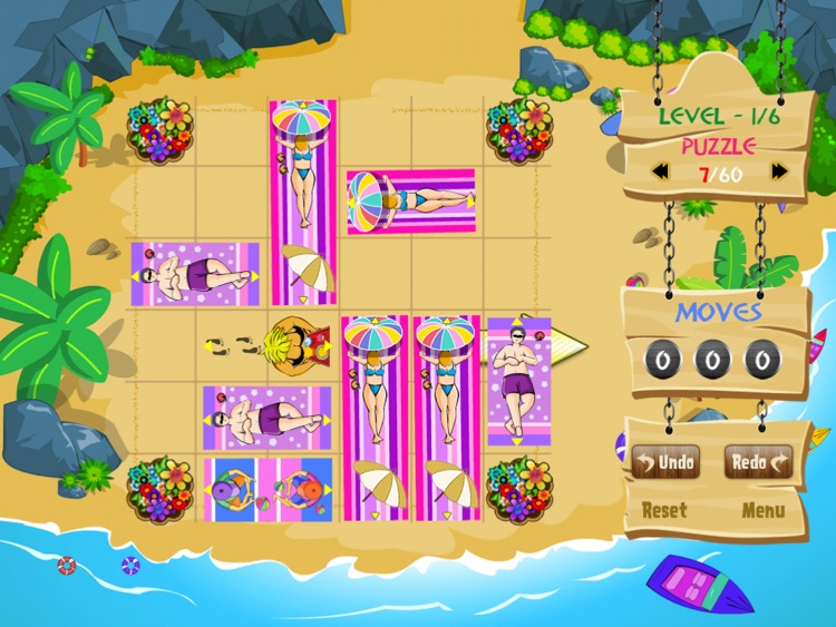 Get me out of the beach HD FREE , the hot summer traffic and puzzle game screenshot-4