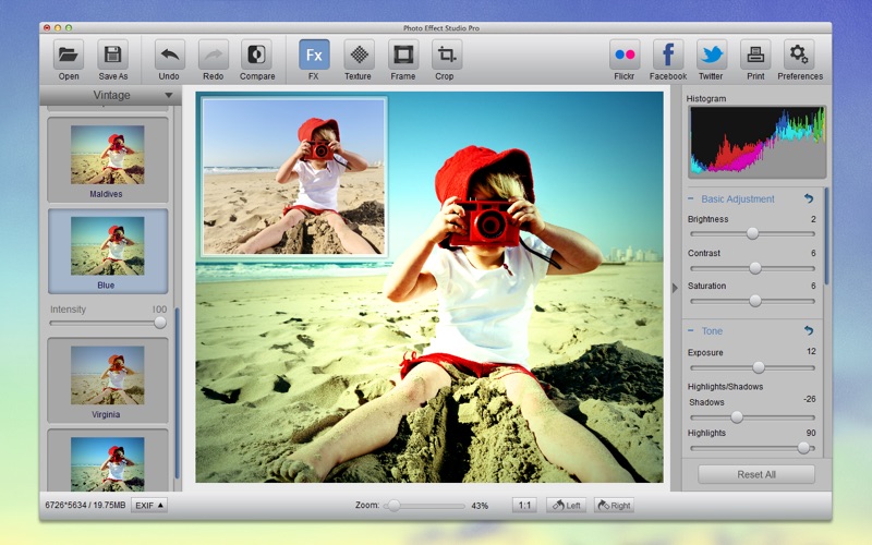 Photo Effect Studio Pro Screenshot