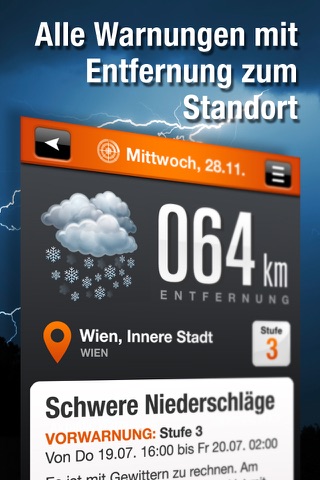 Unwetter Österreich - Das aktuellste Wetterradar mit Unwetterwarnungen der ZAMG screenshot 2