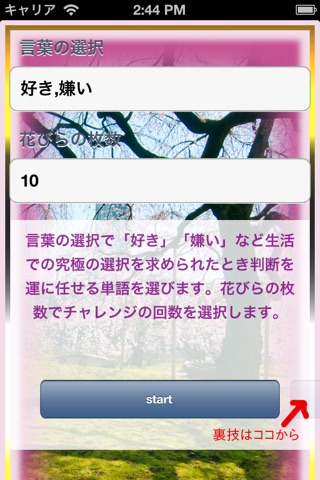 好き嫌い花占いplus screenshot 2