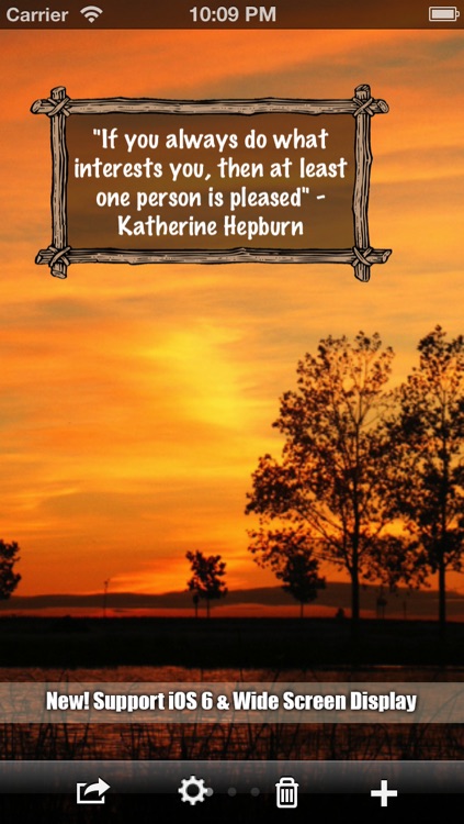 Swipe Notes - Sticky Notes with Your Inspirational Background