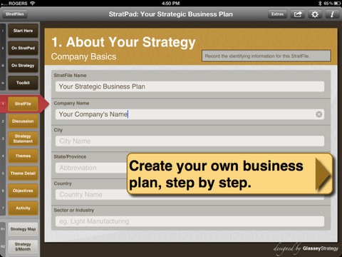 StratPad Business Plan Writer screenshot 3