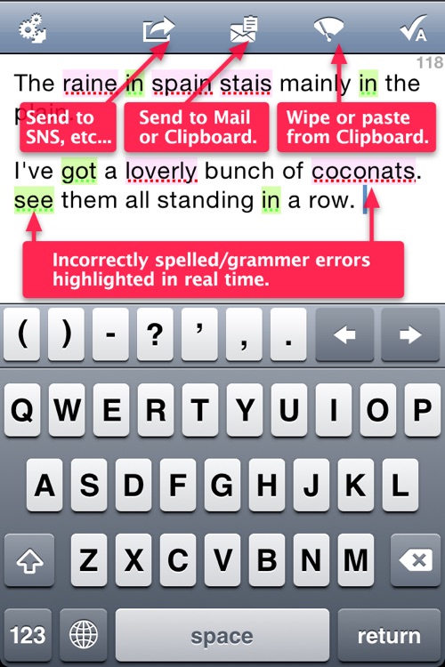 SpellChecker ✔ Email, SMS, Twitter & SNS