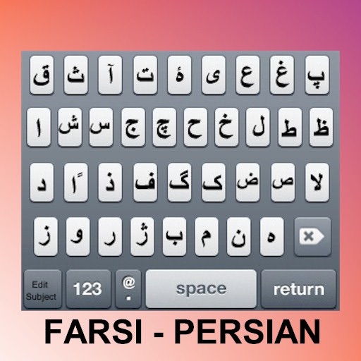 Persian Farsi Email editor (Color, fonts, format and size) Keyboard icon
