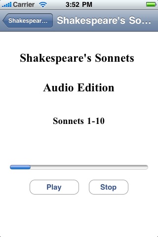 Shakespeare's Sonnets - Audio Edition screenshot 2