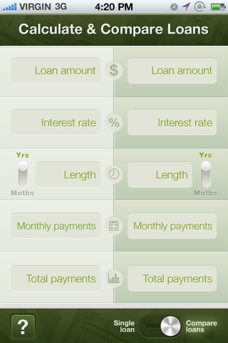 Calculate & Compare Loans. screenshot 2