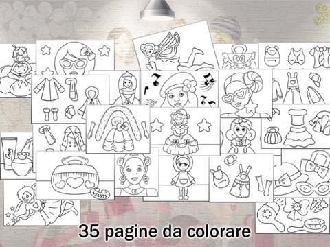Girls Fashion Painting 4 Kids - colouring book for little angels and princesses screenshot 4