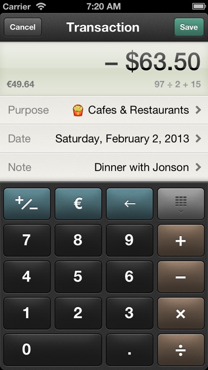 CashSync Classic - Expense and Income