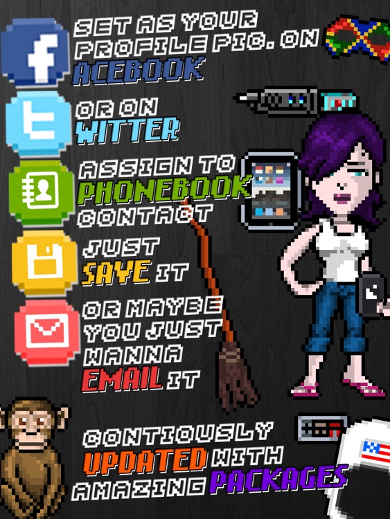 PixelMe - Pixel Avatar Creator HD screenshot-4